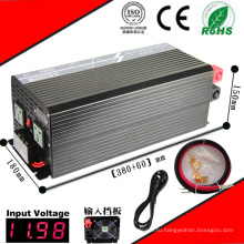 3000w постоянного тока-переменного тока Инвертор 12VDC или 24vdc 48vdc к 110vac или 220vac чистая синусоида Инвертор с переменного тока заряда 